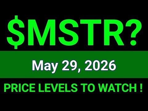 MSTR Stock (MicroStrategy Incorporated) MSTR Stock Technical Analysis | May 29, 2026