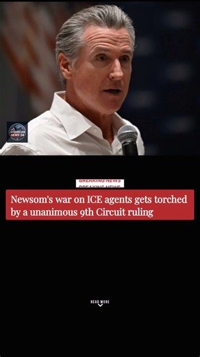 Newsom dealt major blow as 9th Circuit unanimously blocks ICE law! #usnews #uspolitics #newsom