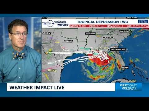 Tropical Depression Two forms in the Gulf, expected to become Tropical Storm Bertha