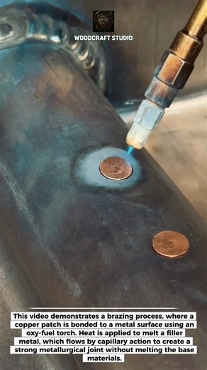 Copper Brazing Repair Explained #brazing #metalrepair #welding