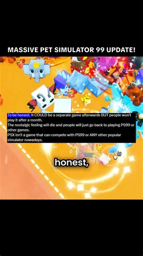 BIG UPDATE FOR PET SIMULATOR 99