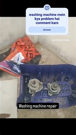 Washing Machine WWashing Machine Wash Motor Not Working