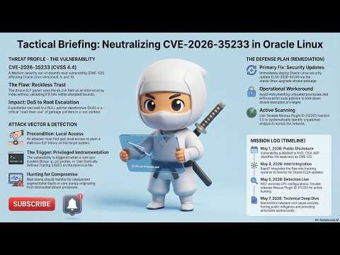 Root via DTrace? Unpacking the Oracle Linux ELF Parser Flaw (CVE-2026-35233) #cybersecurity
