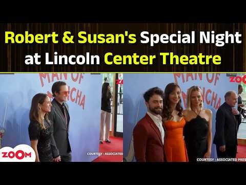 Live । Robert Downey Jr. Honored Alongside Wife Susan Downey At Prestigious Lincoln Center Theater