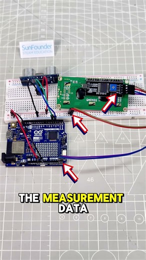 Measure Distance with Arduino! 📏 #arduinoproject #Electronics #maker #arduino