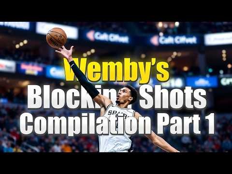 The ALIEN is Here 👽 | Wemby's Craziest Blocking Shots Compilation - Part 1