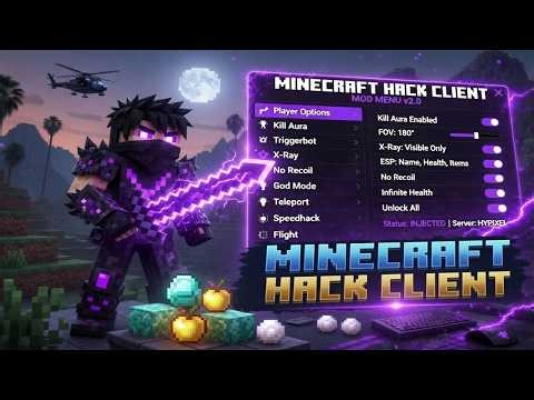 Minecraft Hack Client | Hack Client Minecraft | UNDETECTED + FLY + ESP + CRASHER | 26.1