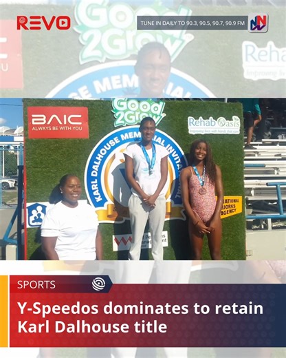 Nationwide News Network on Instagram: "Hosts Y-Speedos Swim Club emphatically retained the Karl Dalhouse Memorial Invitational title after a dominant showing at the Stadium Pool over the weekend. Swimming in front of a home crowd, Y-Speedos topped every major category, finishing well clear of the field in both age-group and masters competition. 🔗Tap the link in our bio for the full story. #NationWide #NW90FM #MyNationWide #NWSports"