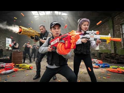 ALPHA Nerf War Alpha Agent Infiltrates Shadow Syndicate's Nerf Guns Crime Ring