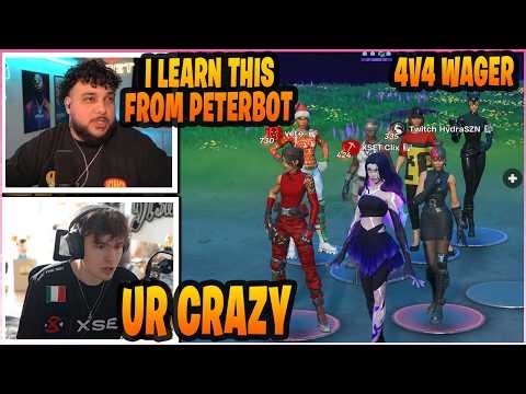 CLIX & FAXUTY EMBARRASSED Fortnite Pros In A 4v4 BIG MONEY ZoneWars WAGER On LIVE STREAM!