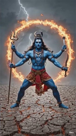 The Rise of Rhythmic Power as Shiva’s Tandava Builds Energy Shakes Universe 🔥⚡ #Mahadev #ShivaDance