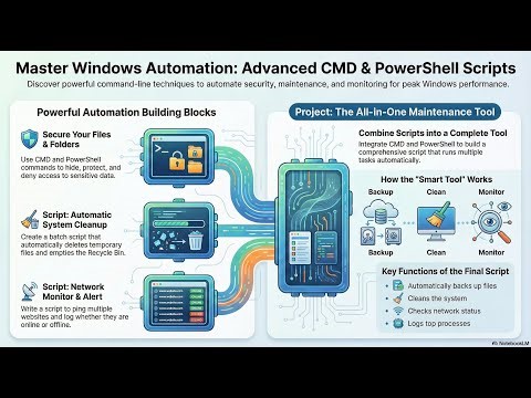 CMD (Command Prompt) – Lesson 5: Advanced Security & Automation Projects