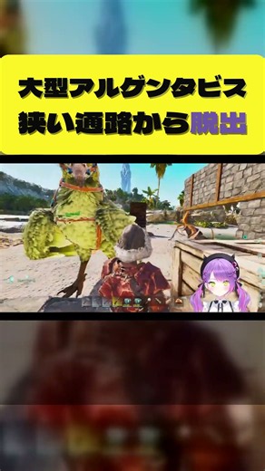 狭い通路から抜け出そうと奮闘するトワさま【常闇トワ/ホロライブ切り抜き】