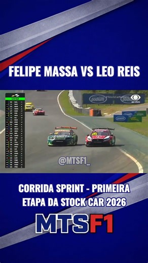 Felipe Massa vs Leo Reis com narração de Sérgio Maurício | Stock Car 2026! #StockCar #StockCarBrasil