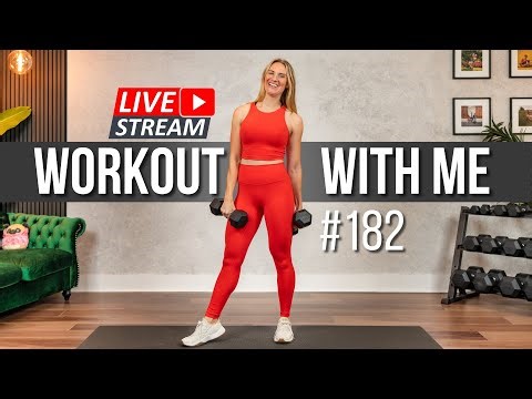 30-minute LIVE Full Body & Abs Strength Training to Build Muscle!