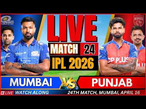 🔴IPL LIVE: MUMBAI vs PUNJAB Live match Score | IPL 2026 Match Today | MI vs PBKS Live match #ipl