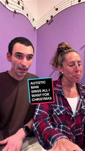 Autistic Man Sings 'All I Want For Christmas' Joyfully