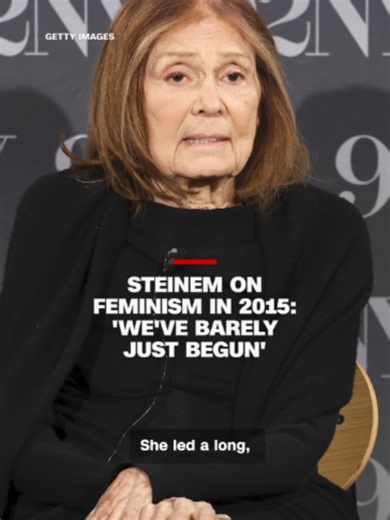 CNN's Christiane Amanpour reflects on a 2015 interview with Gloria Steinem, in which the feminist icon rejected the idea that the fight for women’s equality was over and spoke about the struggle for women to control their own bodies. #gloriasteinem