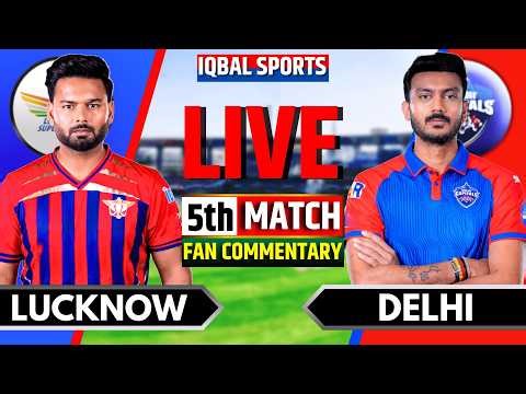 🔴Lucknow vs Delhi, IPL 2026 Fan Commentary | LSG vs DC Live Match | Iqbal Sports | Live Match Today