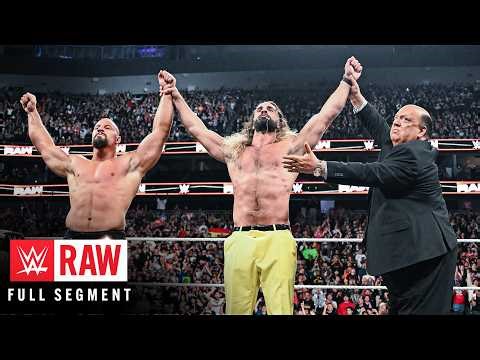FULL SEGMENT: Seth Rollins, Bron Breakker and Paul Heyman form The Vision: Raw, April 21, 2025