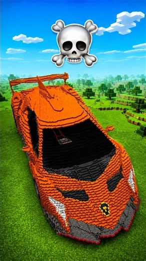 LAMBORGHINI SPORTCAR Build Tutorial In Minecraft — JJ VS MIKEY Challenge — Maizen Parody #maizen