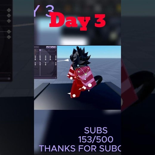 DAY 3 A WALK CYCLE #animation #roblox #furry #anotherbrickinthewall #funny #shorts #viral