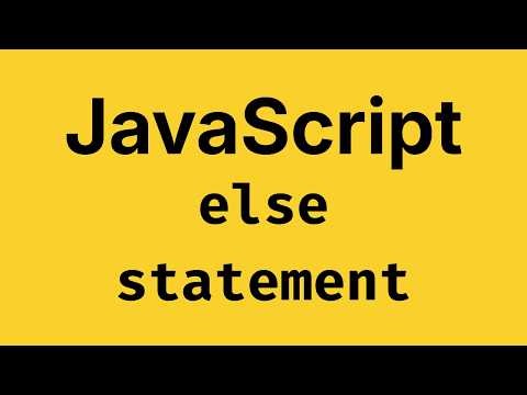 Else statement in JavaScript 🔥 - JavaScript Course 2026