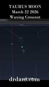 🌒✨ The Magician Grounds the Vision Waxing Crescent Moon 3/22/26 #mooncycles #waxingcrescent
