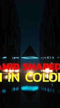 Shocking Footage: Mysterious Pyramid Shaped UFO Caught On Camera In Colombia! #shorts #alien