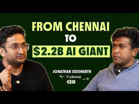 From Chennai To The Heart Of The AGI Race | Turing CEO Jonathan Siddharth