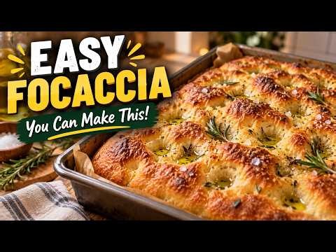 Homemade Focaccia Bread | Easier Than You Think!
