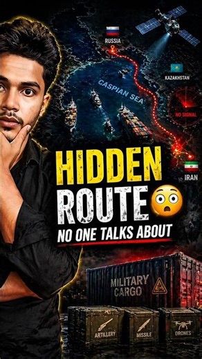 Hidden route 😳 (Caspian sea explained)