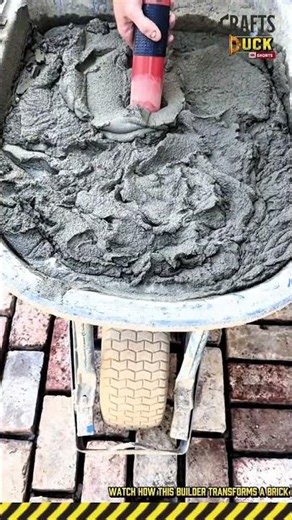 Daily Worker Process: Sealing Brick Pathway Spaces #dailywork #work #process