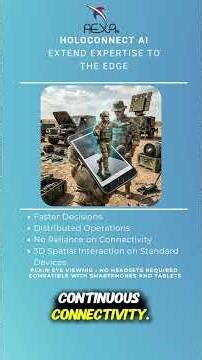 From ISS to Battlefield | HoloConnect AI Redefines Communication