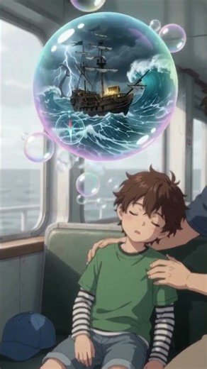 Se durmió en el ferry… y fue capitán pirata 🏴‍☠️🌊#seaofthieves #gaming #pirata #relatable #serie
