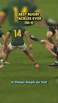 The Top 10 BEST Rugby Tackles EVER!