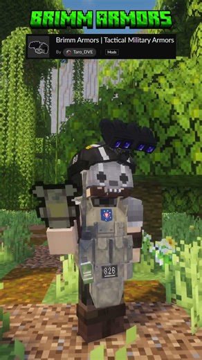 Minecraft Military Mods! #10 #shorts #minecraft