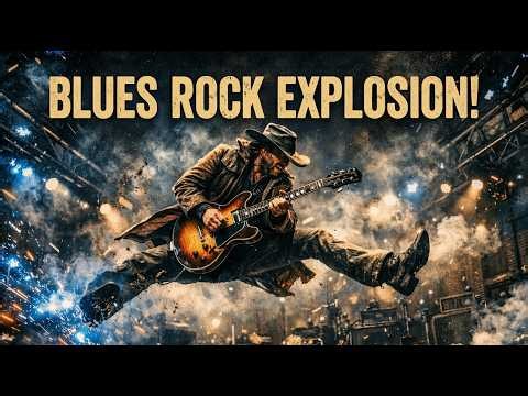 Eric Clapton, Jimi Hendrix, ZZ Top, BB King, Muddy Waters – Classic Blues Rock Guitar Fire