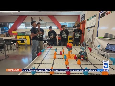 Maywood students in SoCal prepare for robotics world championship