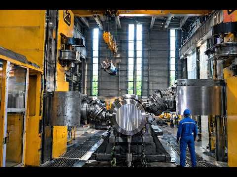 Giant Machines Turning Steel Into Perfection! Advanced Manufacturing Process
