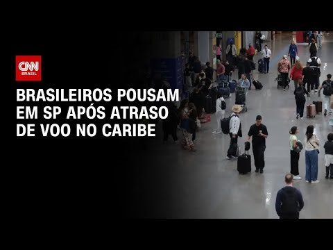 Brasileiros pousam em SP após voo atrasado por crise na Venezuela | CNN 360º