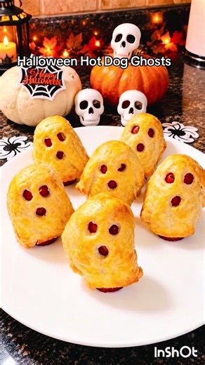Halloween Hot Dog Ghosts — Easy Spooky Appetizer