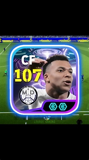 107 RATED NEW SHOWTIME MBAPPE AMAZING FINISH🤯🔥 #shorts #efootball #efootballmobile #pes