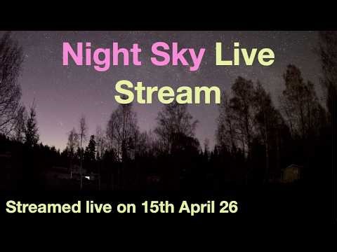Live Lyrid Meteor Shower from central Sweden