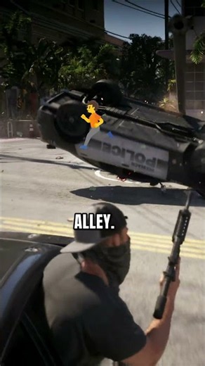 In GTA 6, The Getaway Turns Into A WAR Zone 🚨 #shorts