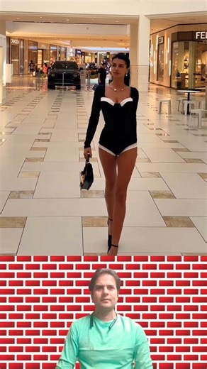 Mall Fashion Walk Everyone’s Watching 😍 street style fashion model try on haul #shorts #streetstyle