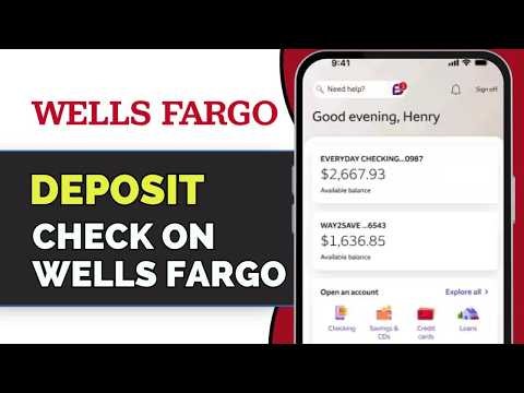 How To Deposit a Check on Wells Fargo App 2026 – Wells Fargo Mobile Check Deposit