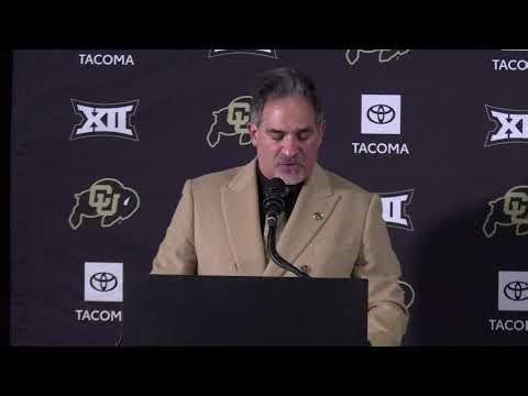 Colorado Director of Athletics Fernando Lovo Introductory Press Conference