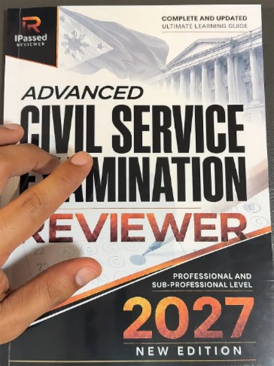 🚨 THE WAIT IS OVER, FUTURE CIVIL SERVANTS! 🔥 Finally! Available na ang pinakahihintay ninyong 2027 ADVANCED CSE REVIEWER! 🎯 📖 Updated 2027 Edition ✅ Complete CSE Coverage ✅ FREE Video Tutorials ✅ QR Code Online Mock Tests ✅ Professional & Sub-Professional Order yours now! #CivilServiceExam2027 #CSEReviewer #CivilServiceReviewer #CSE2027 #iPassedReviewer#CivilServiceReviewer