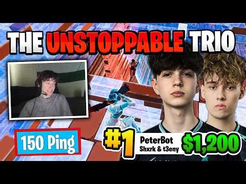 PeterBot, Shxrk & T3eny DOMINATE the Trio EVAL FINALS! 🥇($1,200)